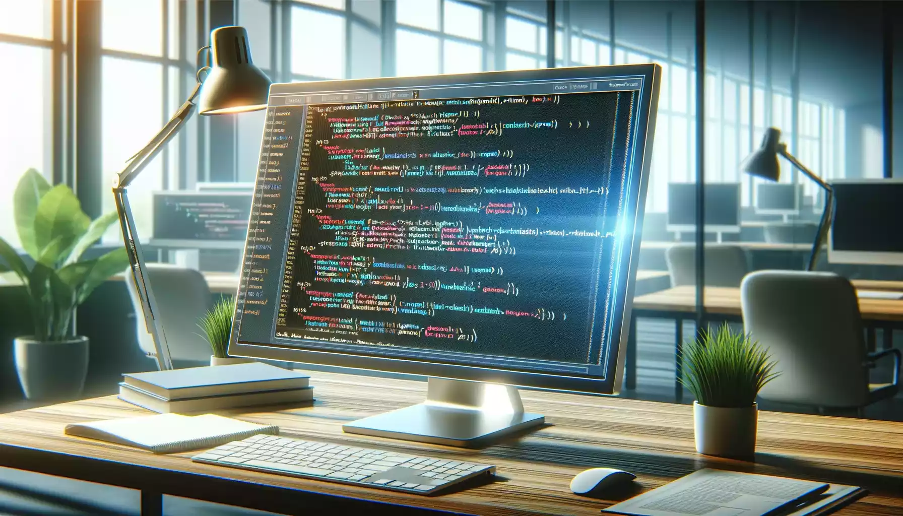 Écran d'ordinateur affichant du code HTML avec des commentaires HTML mis en évidence.
