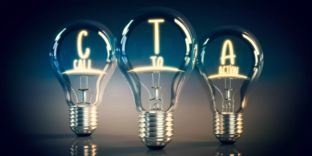 Trois ampoules avec les lettres C, T et A éclairées à l'intérieur sur un fond sombre.