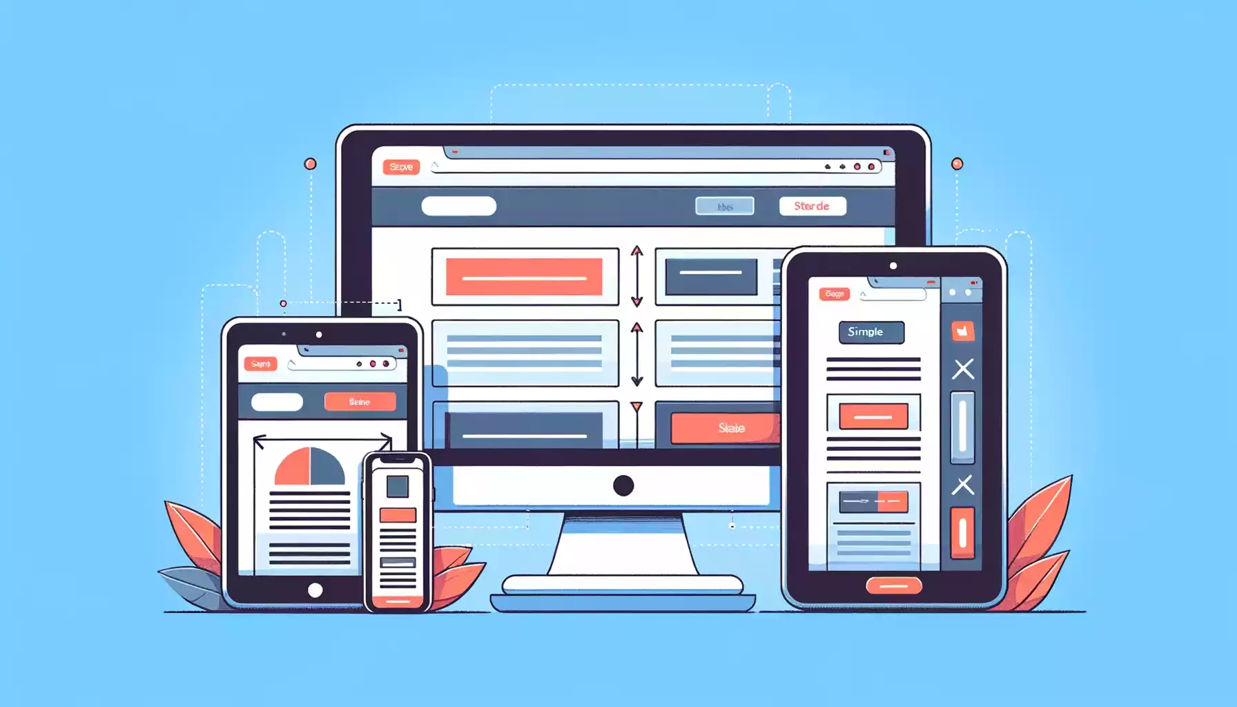 Responsive Design sur ordinateur, tablette et smartphone