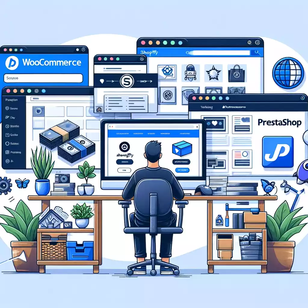 Illustration de création de design pour un site web